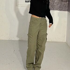 Olive Cargo Pants
